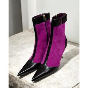 NWOT Escada Suede/Leather Booties Size 40